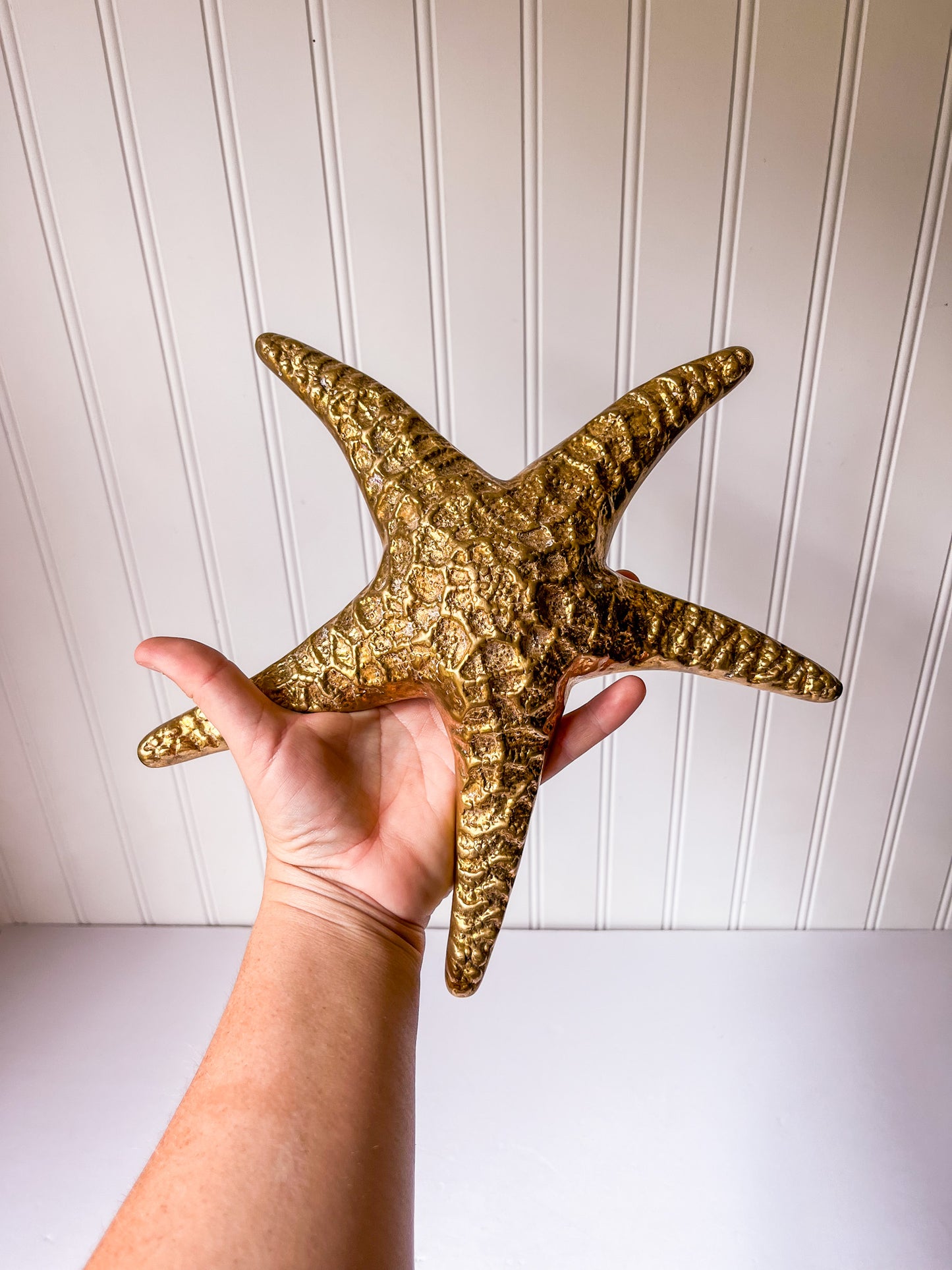 Large Brass Starfish