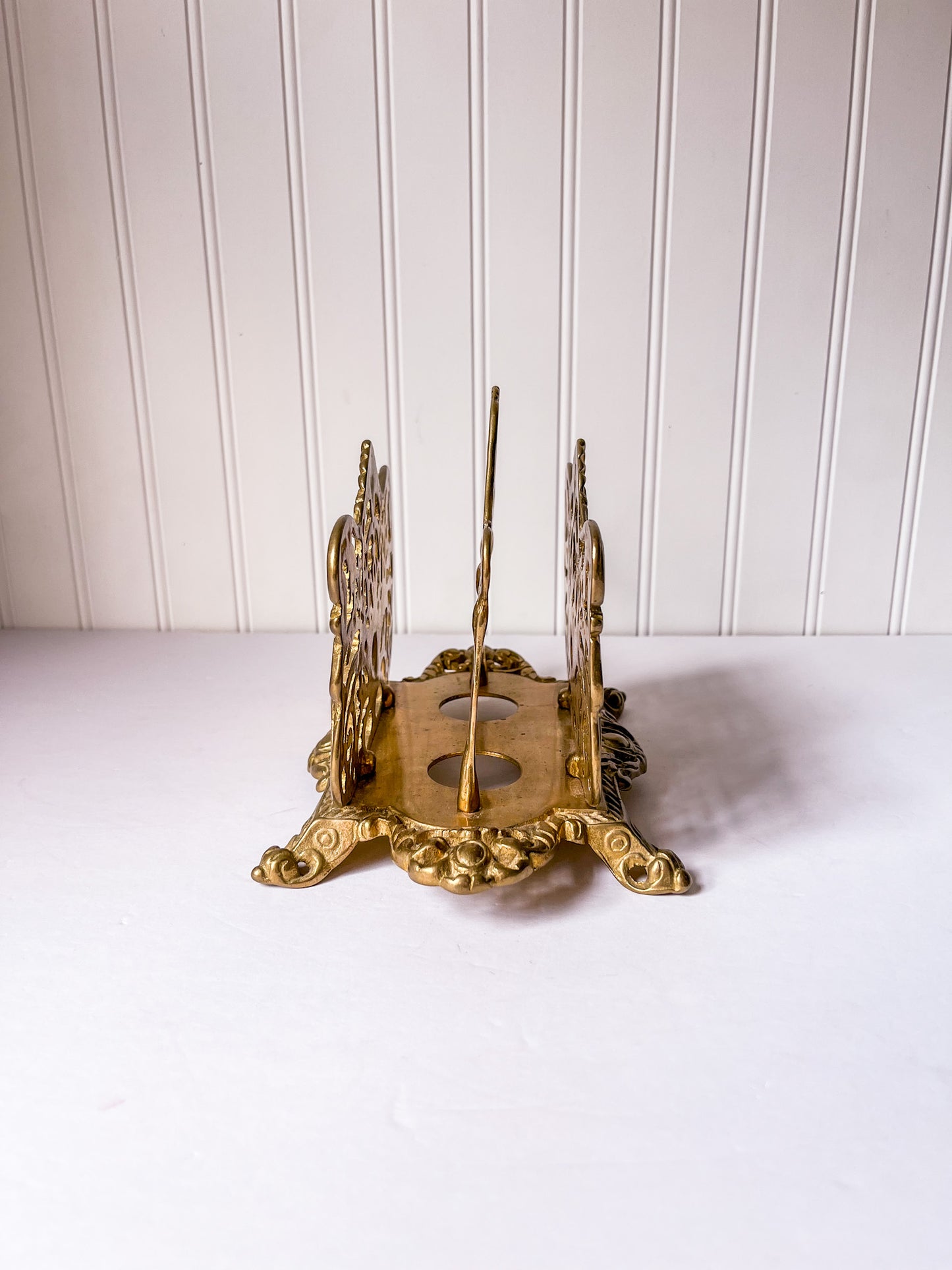 Vintage Brass Letter or Napkin Holder