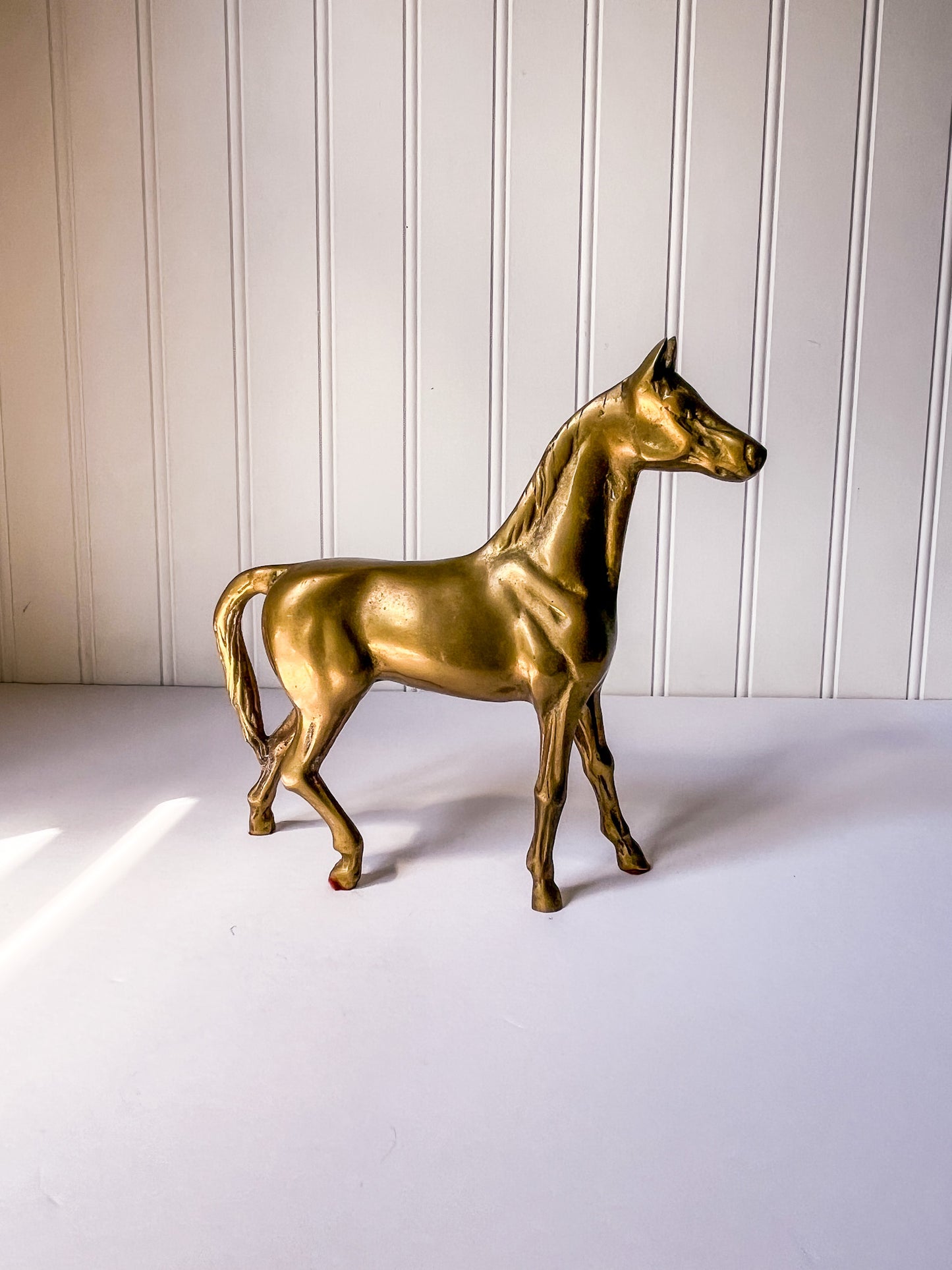 Vintage Brass Horse