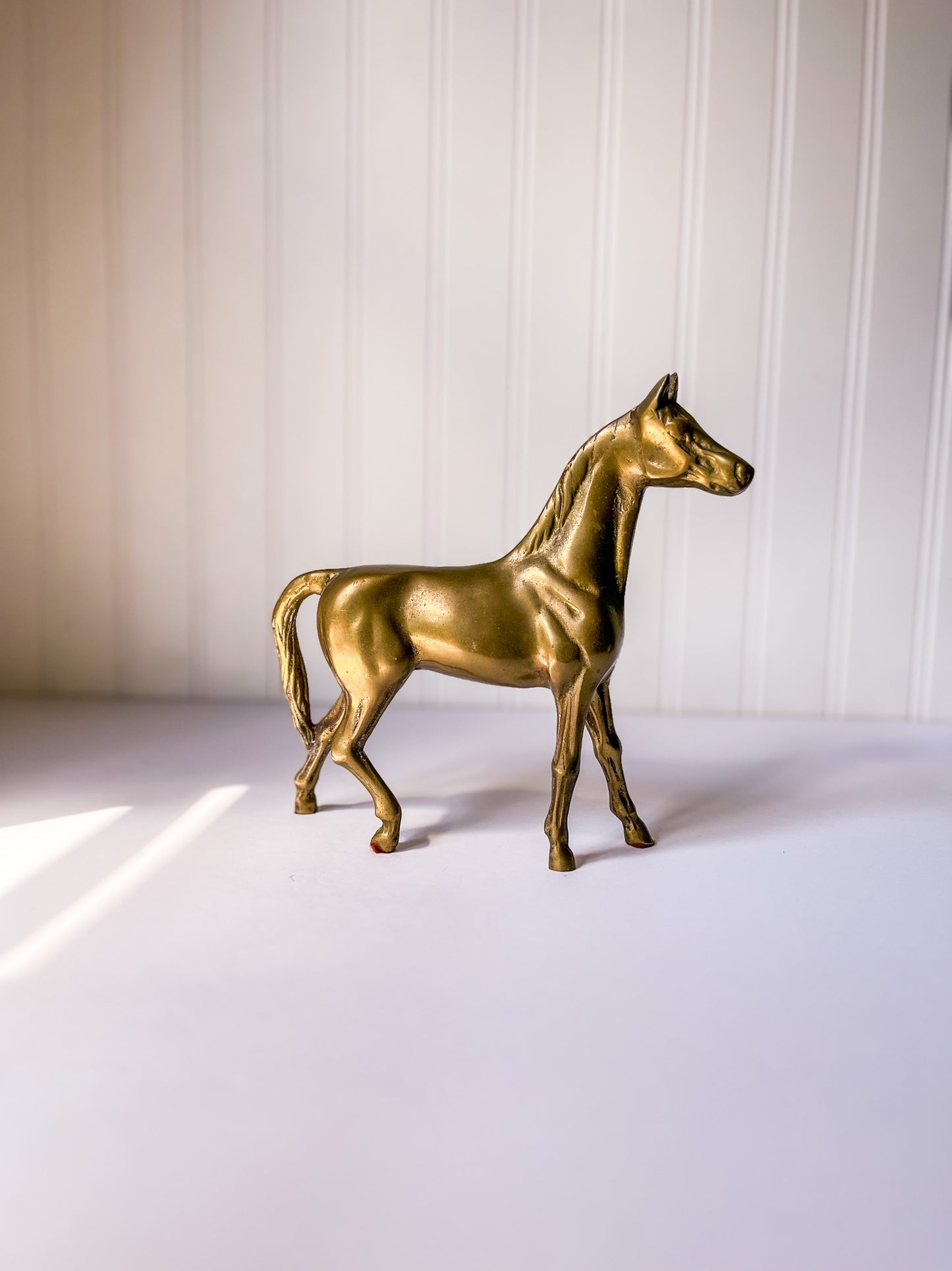 Vintage Brass Horse