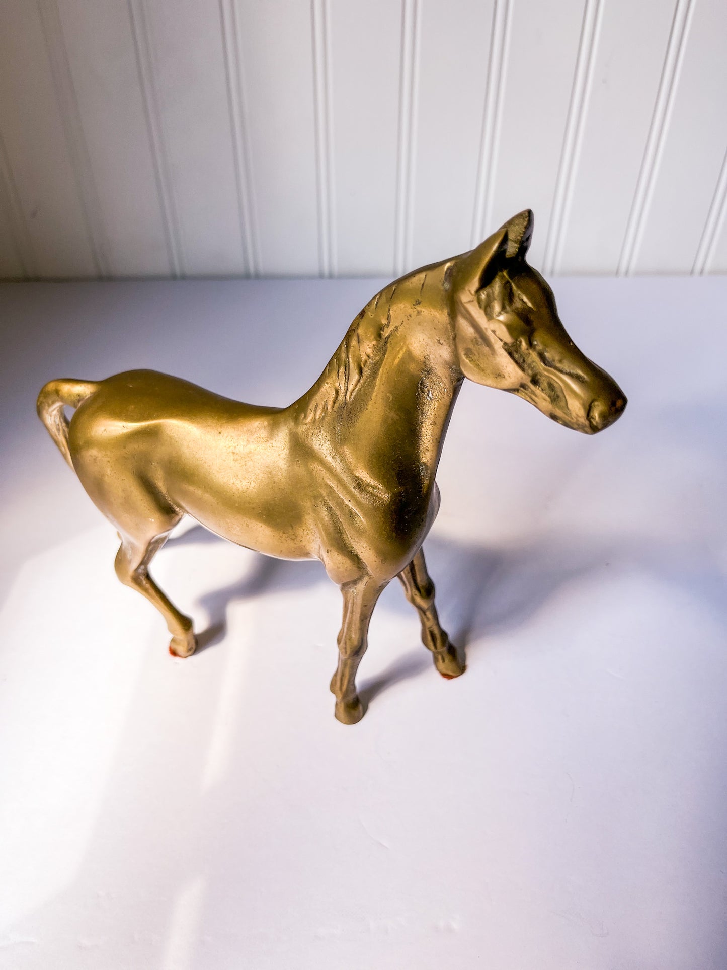 Vintage Brass Horse