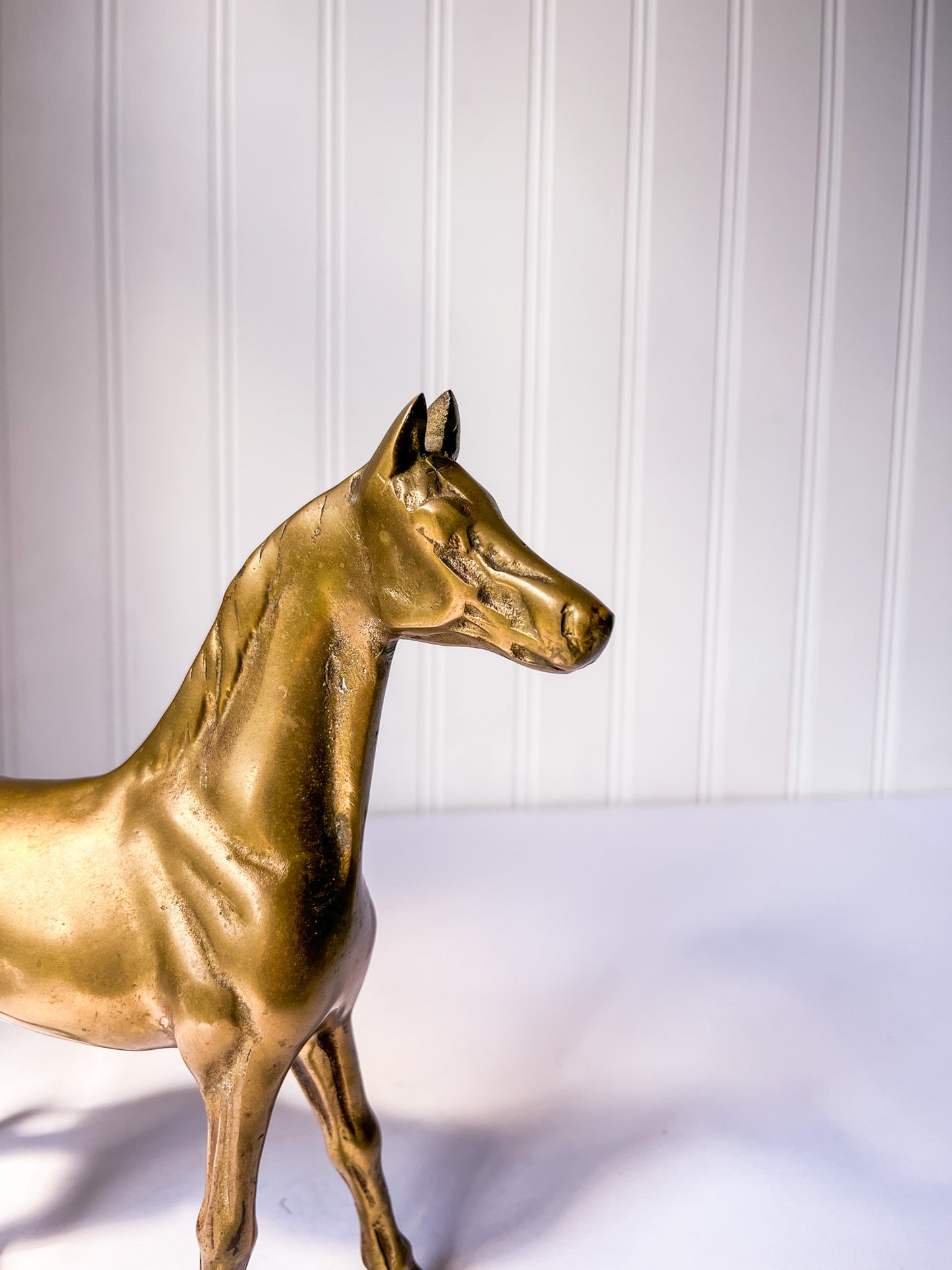 Vintage Brass Horse