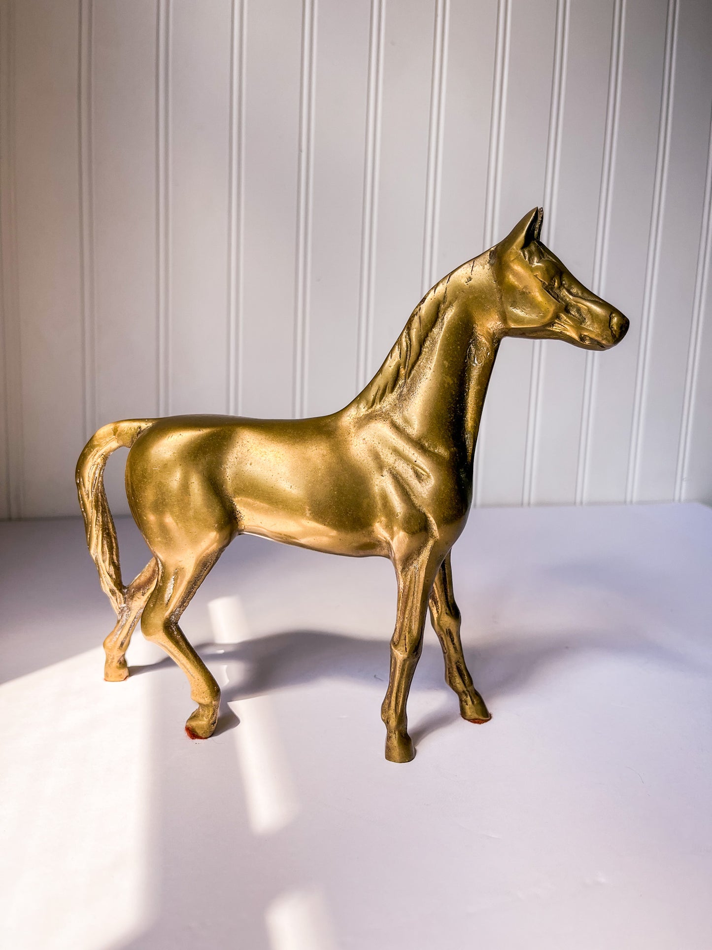 Vintage Brass Horse