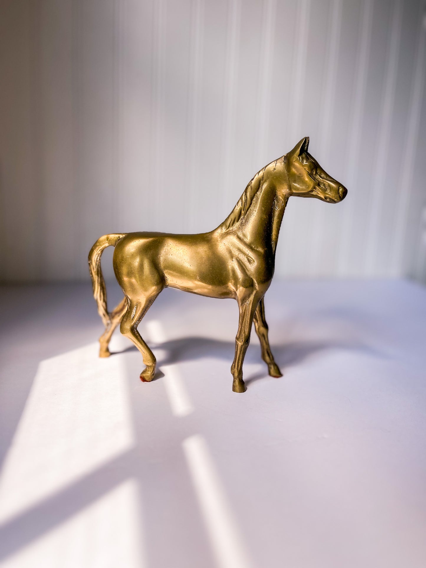 Vintage Brass Horse