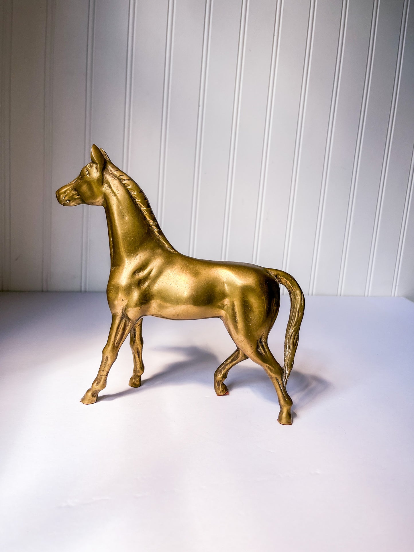 Vintage Brass Horse