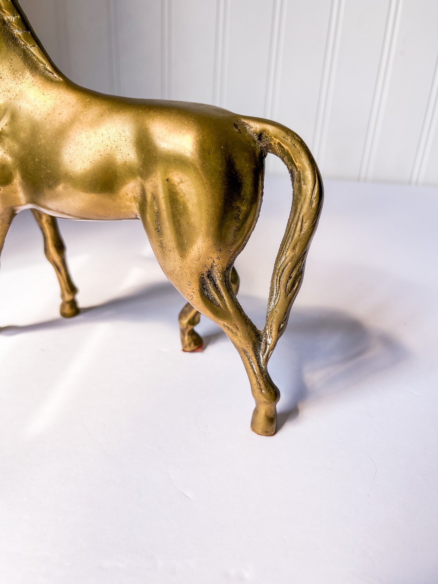 Vintage Brass Horse