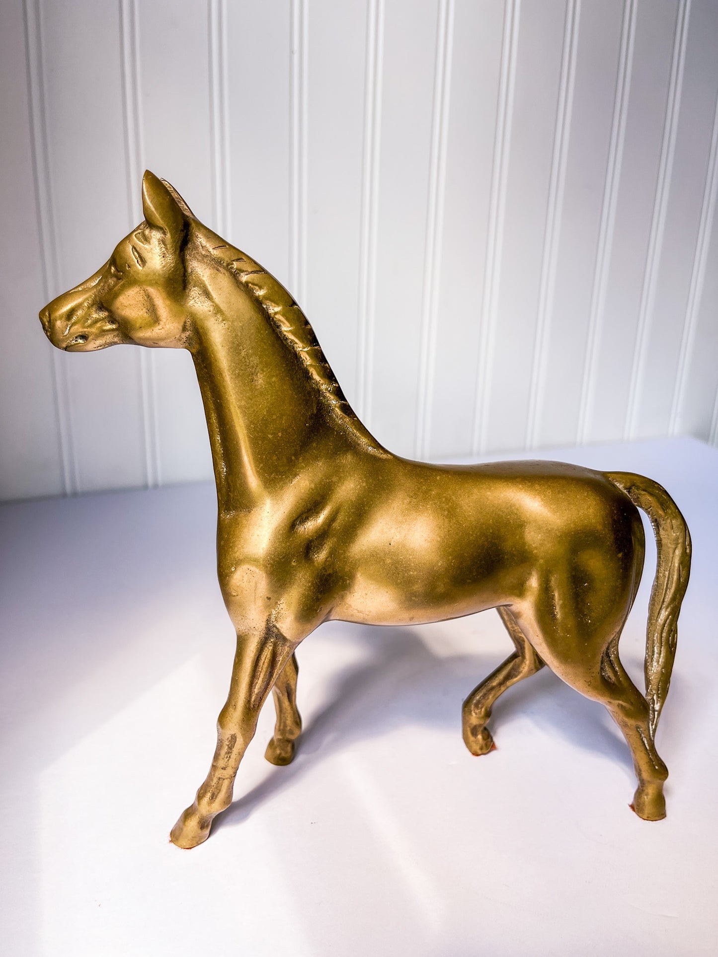 Vintage Brass Horse