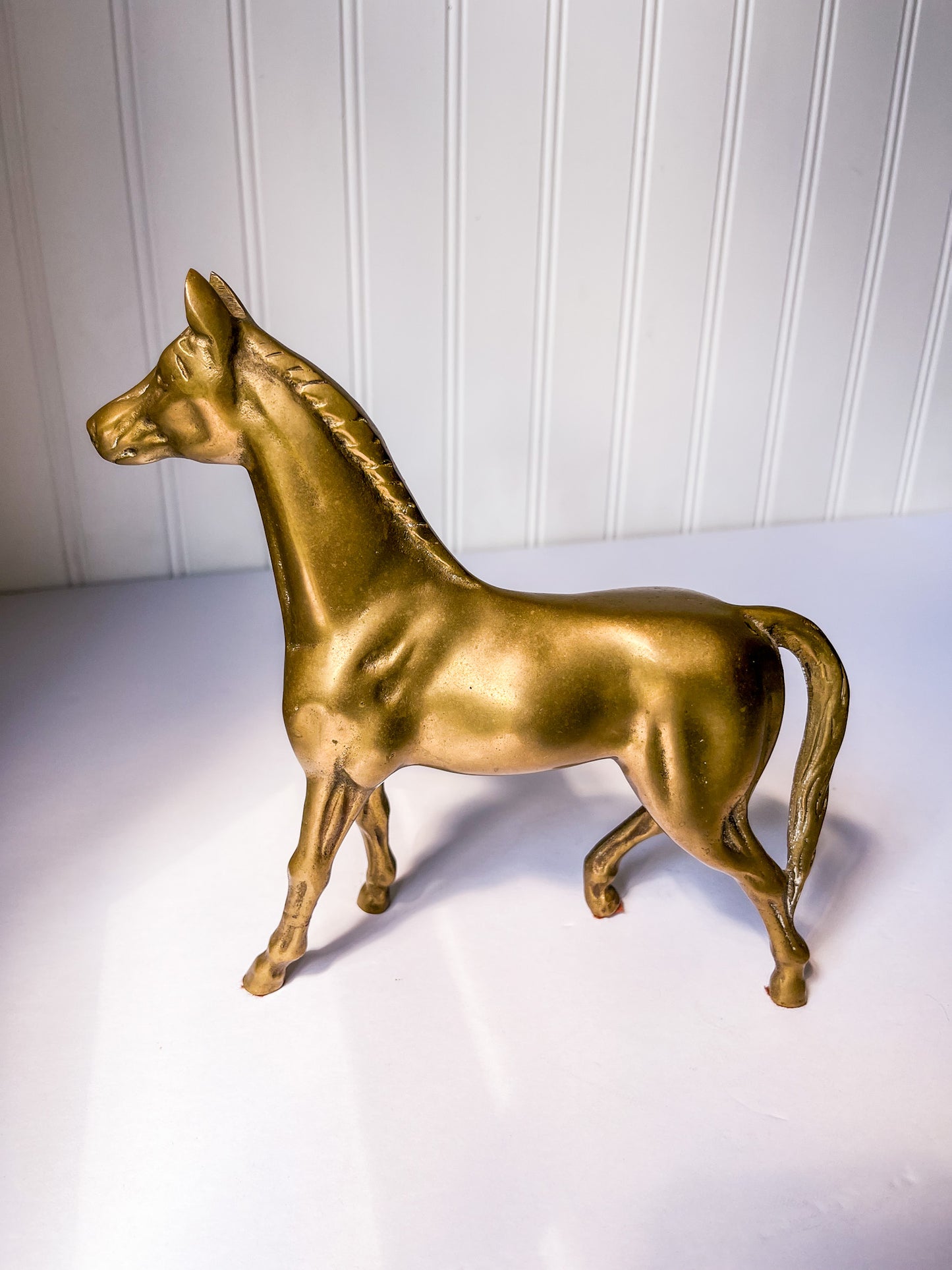 Vintage Brass Horse