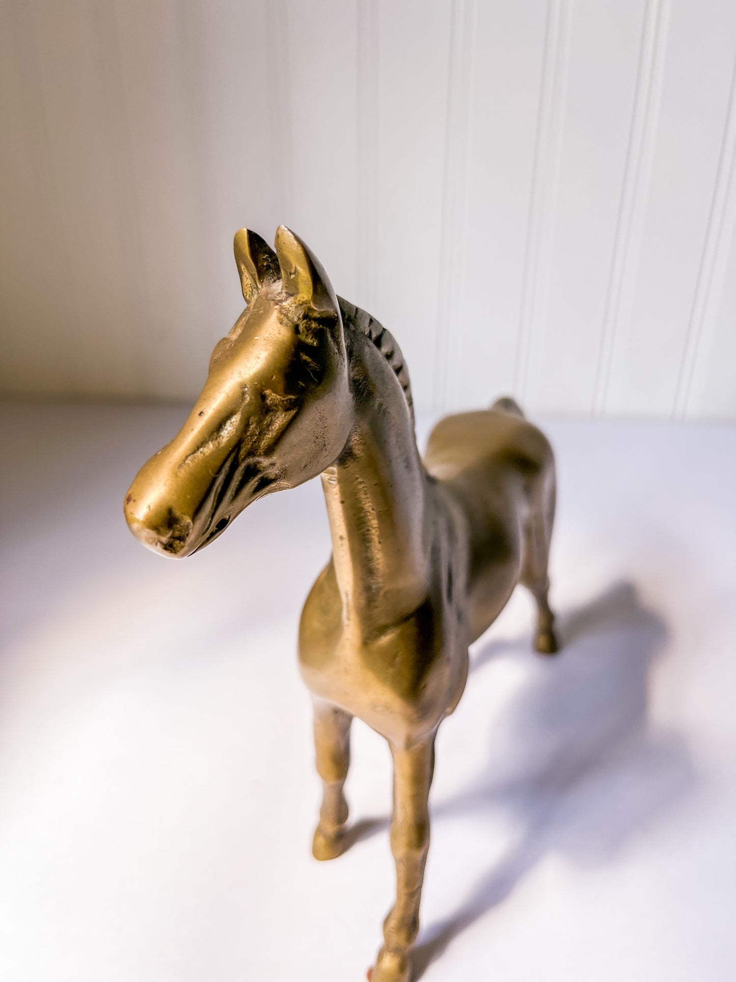 Vintage Brass Horse