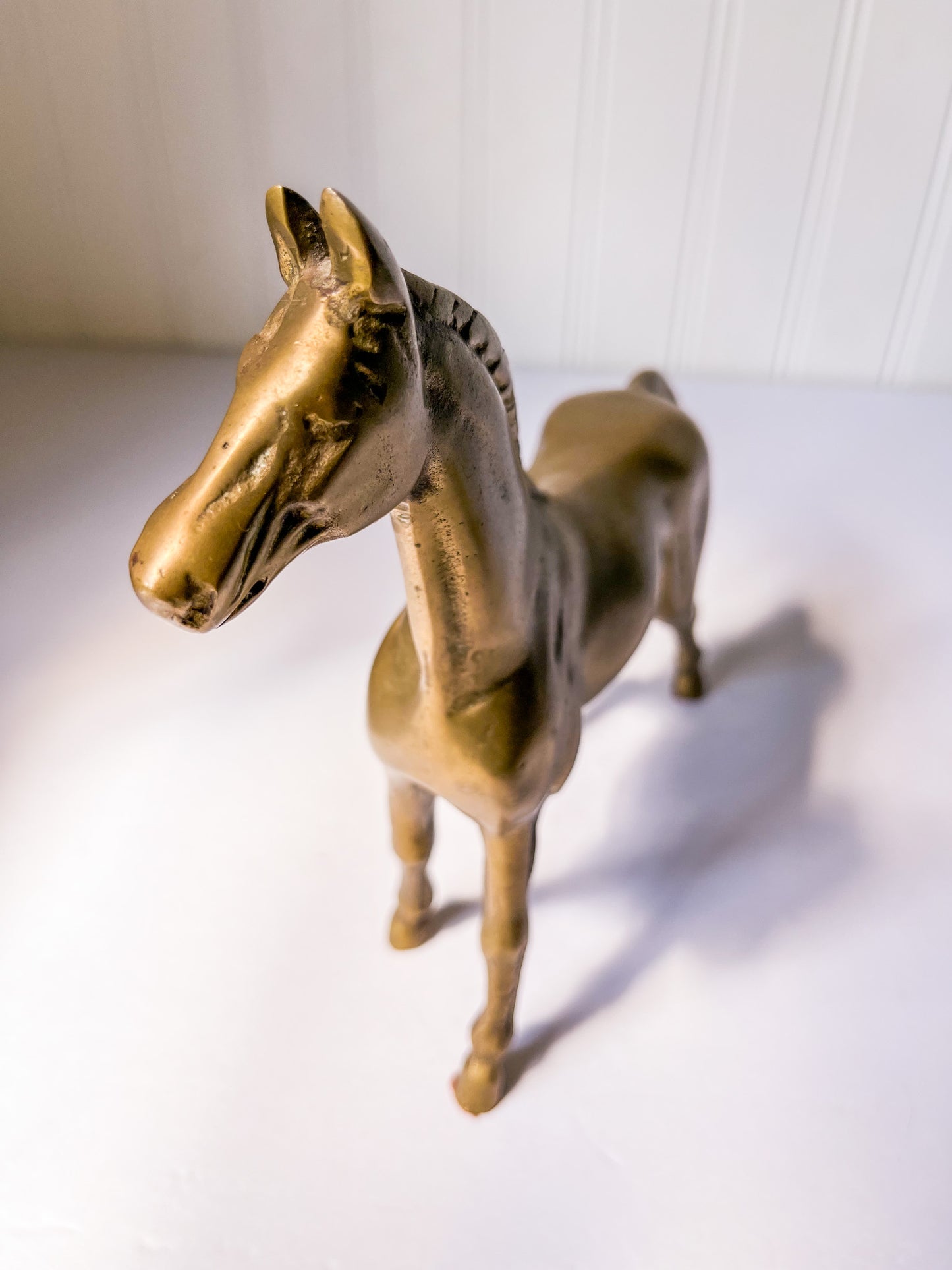 Vintage Brass Horse