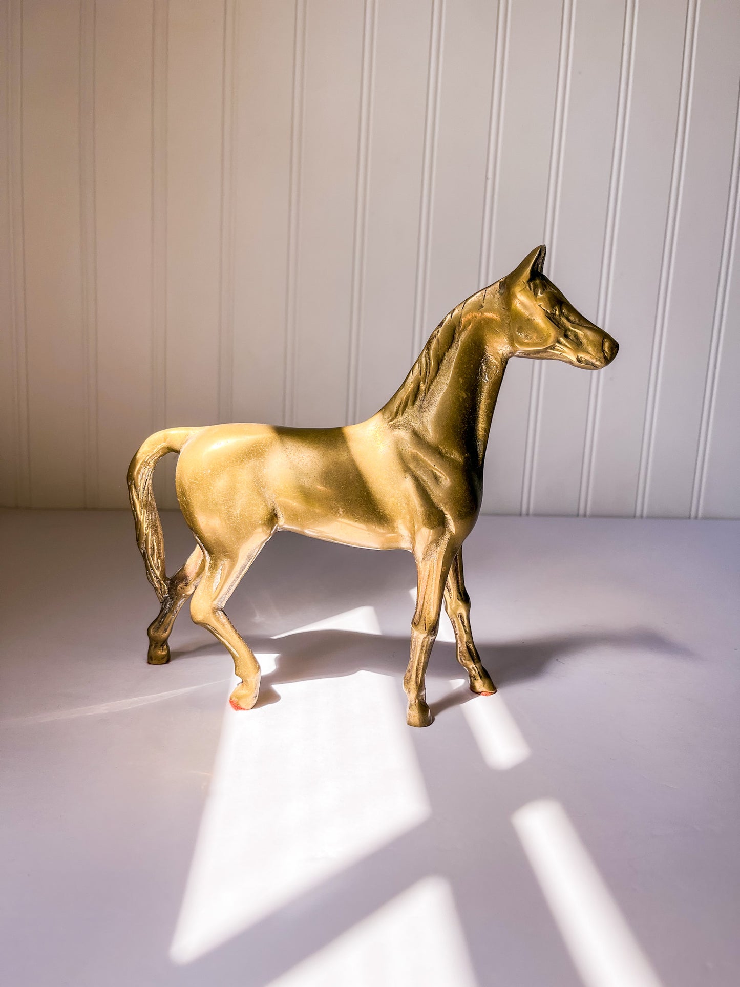 Vintage Brass Horse