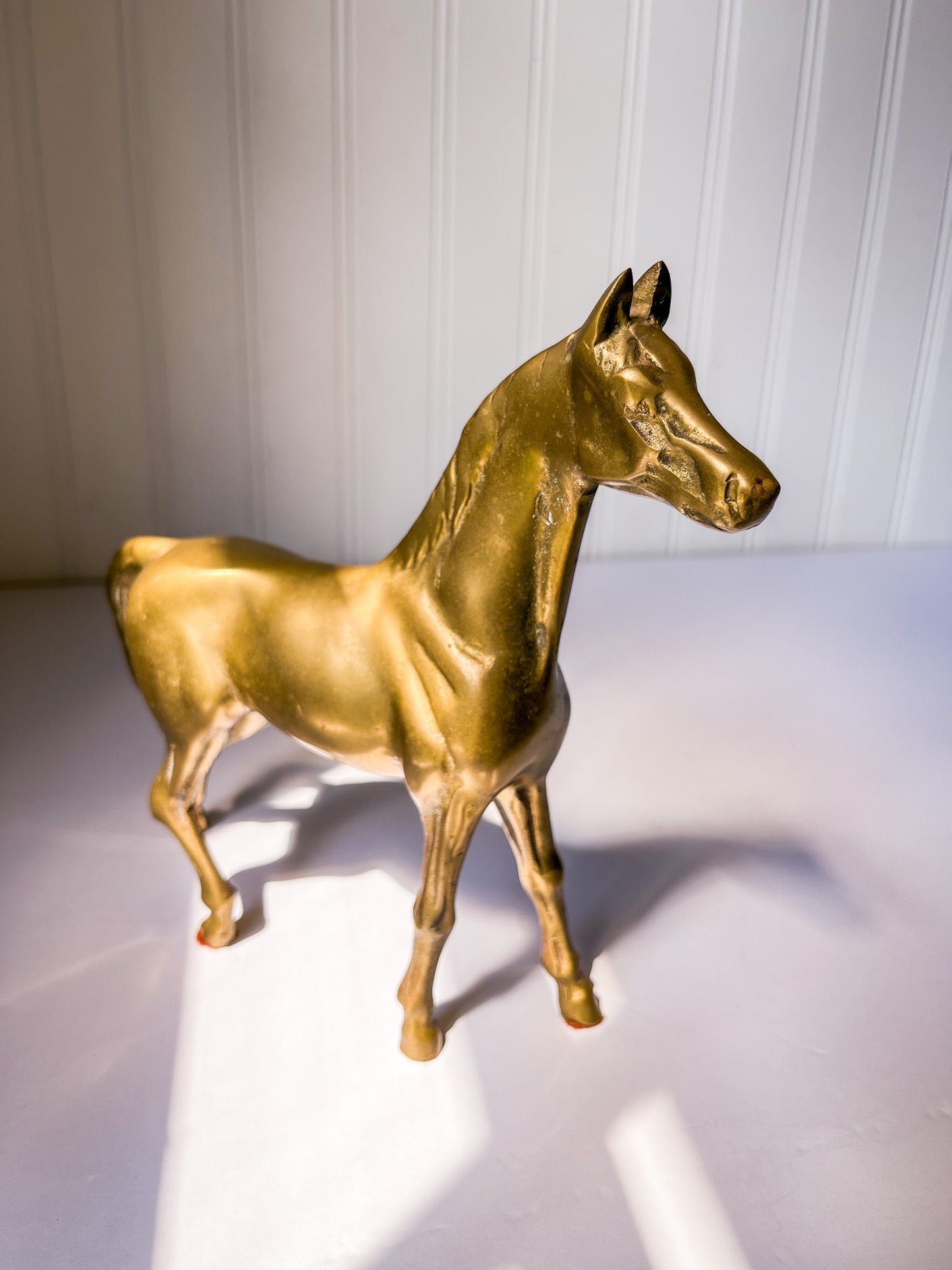 Vintage Brass Horse