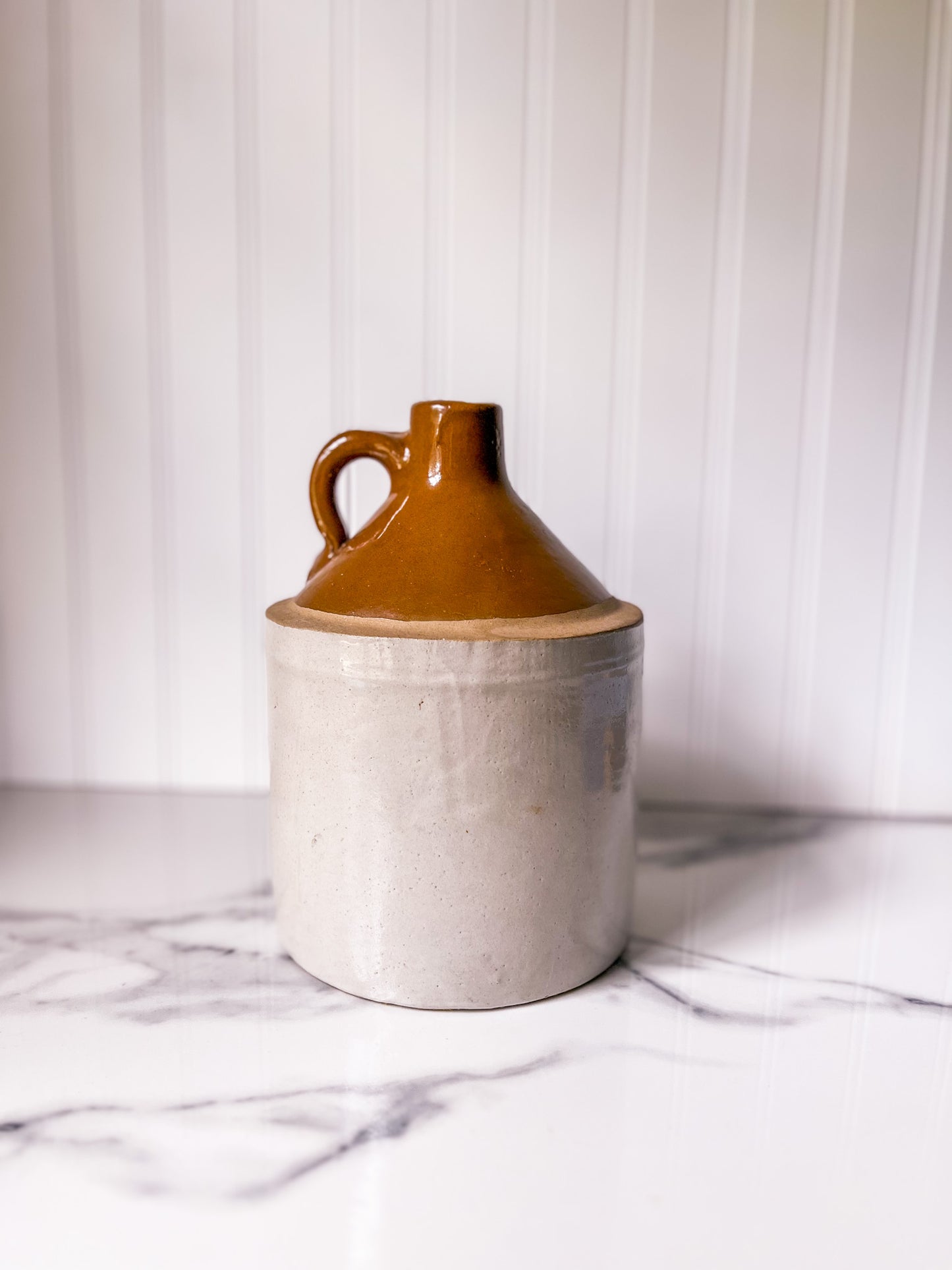 Vintage Two-Toned Small Whiskey Jug