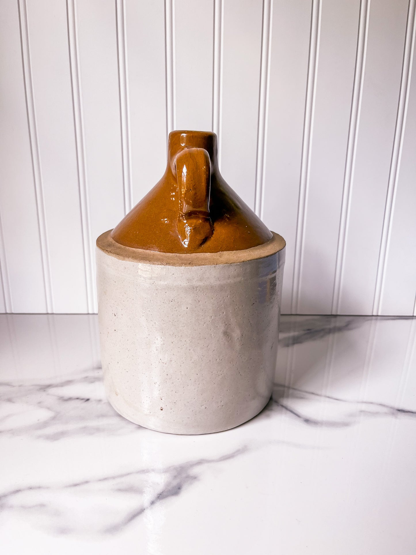 Vintage Two-Toned Small Whiskey Jug