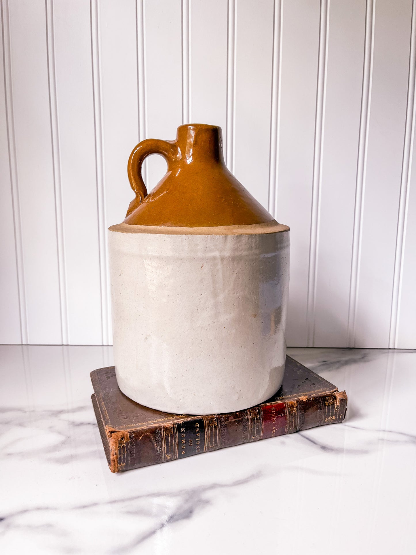 Vintage Two-Toned Small Whiskey Jug