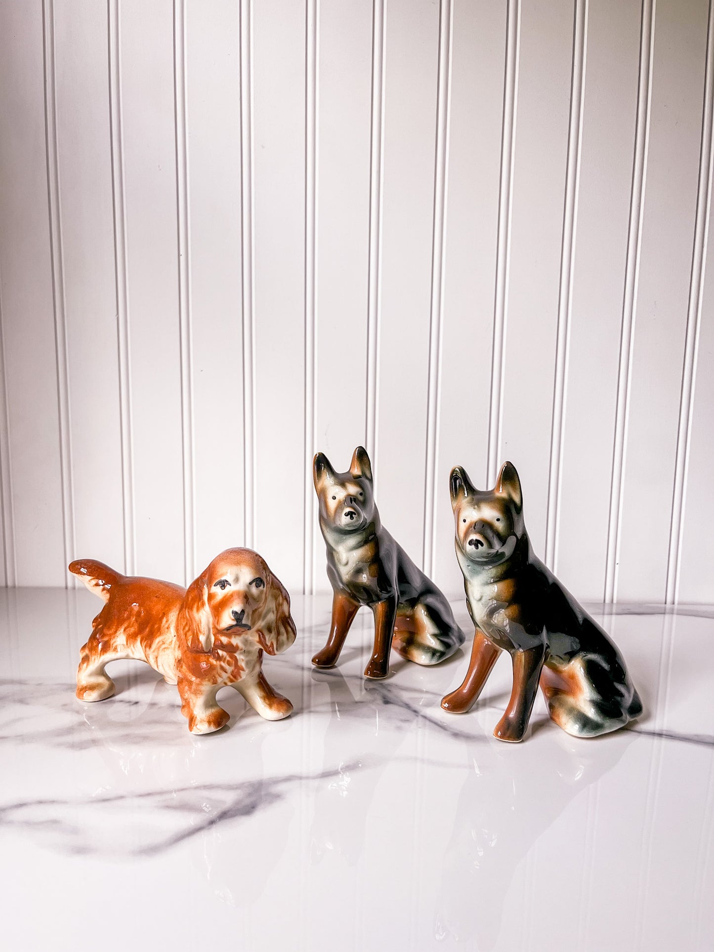 Vintage Ceramic Dog Figurine