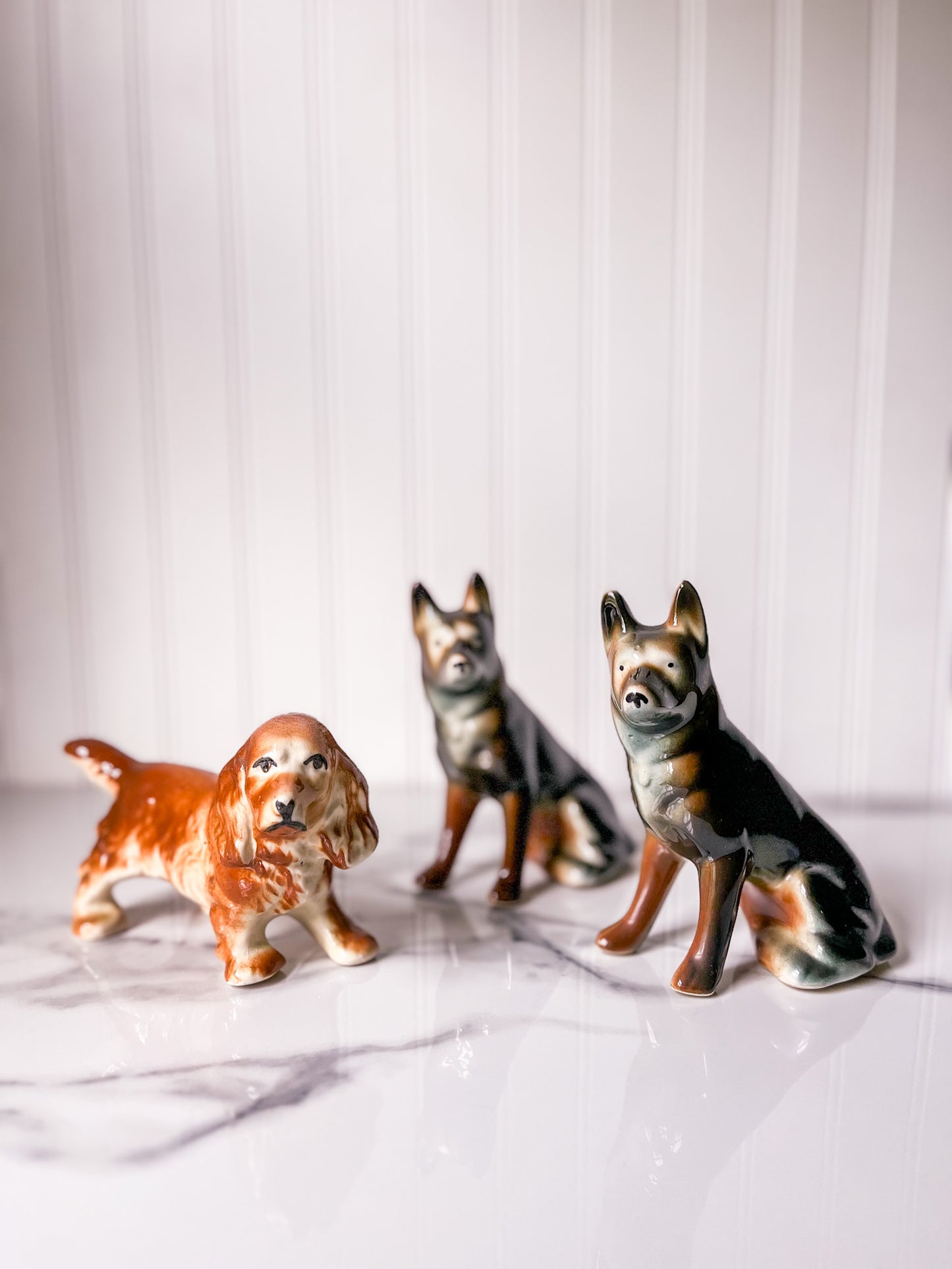 Vintage Ceramic Dog Figurine