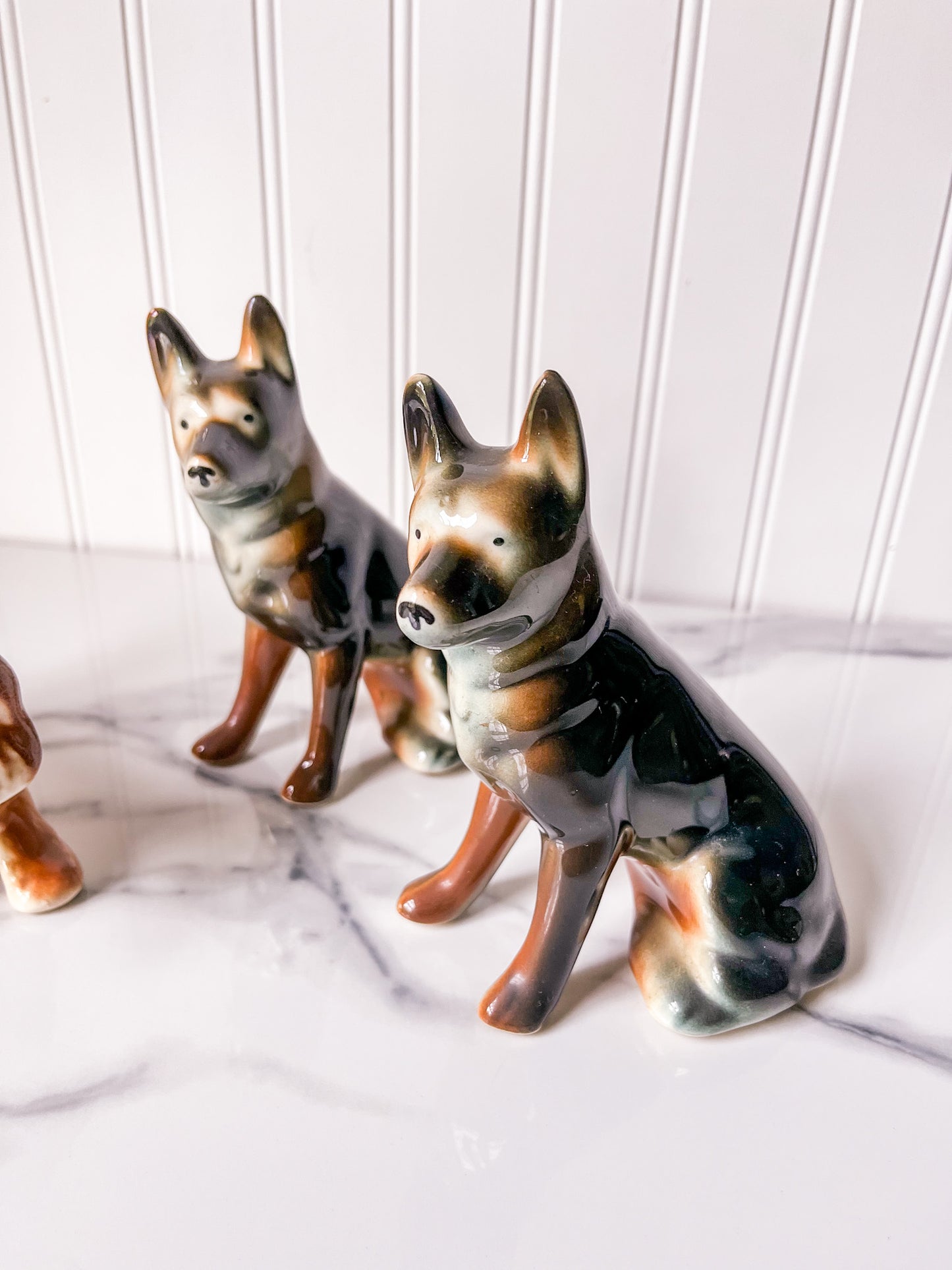 Vintage Ceramic Dog Figurine