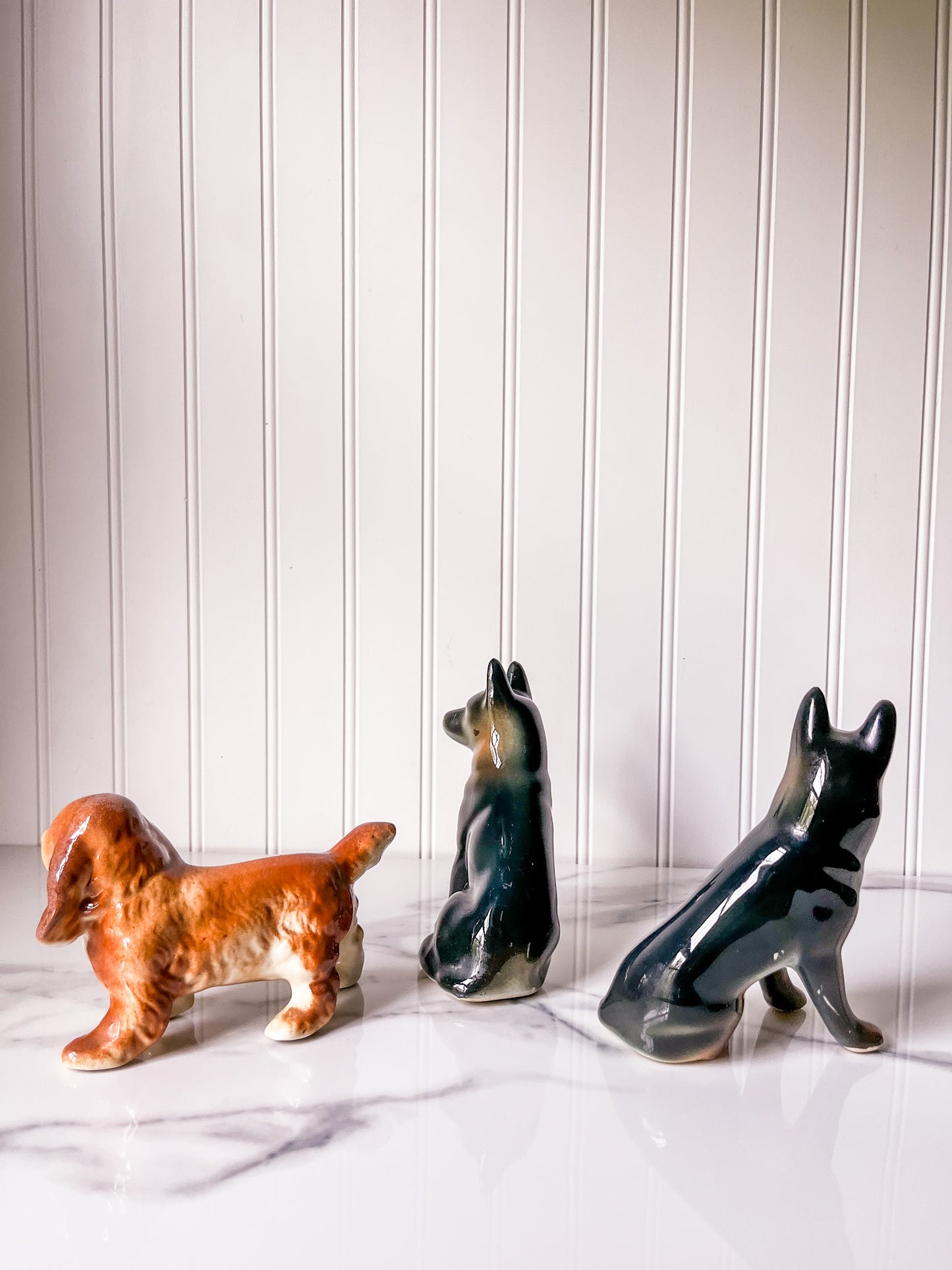 Vintage Ceramic Dog Figurine