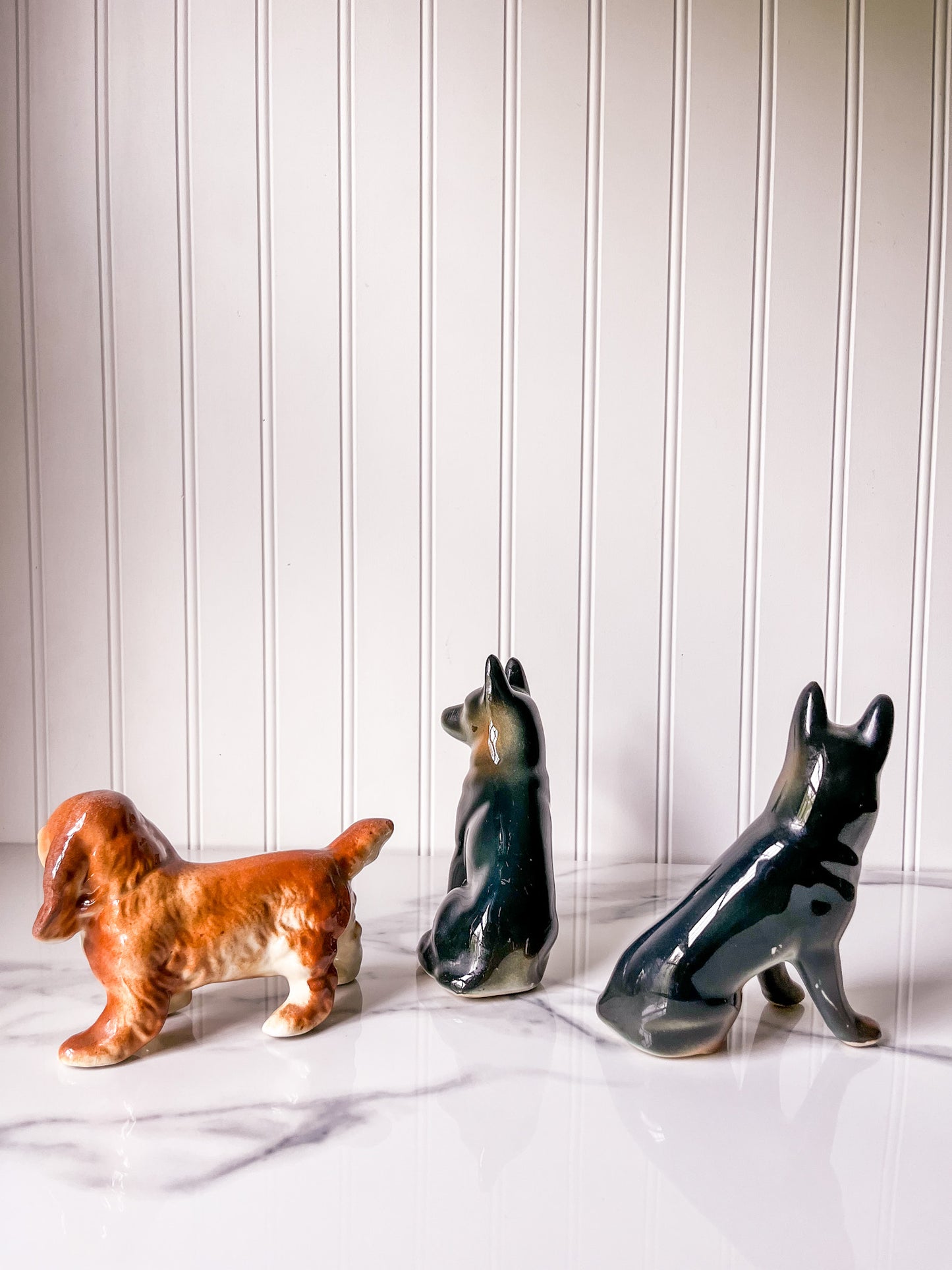 Vintage Ceramic Dog Figurine