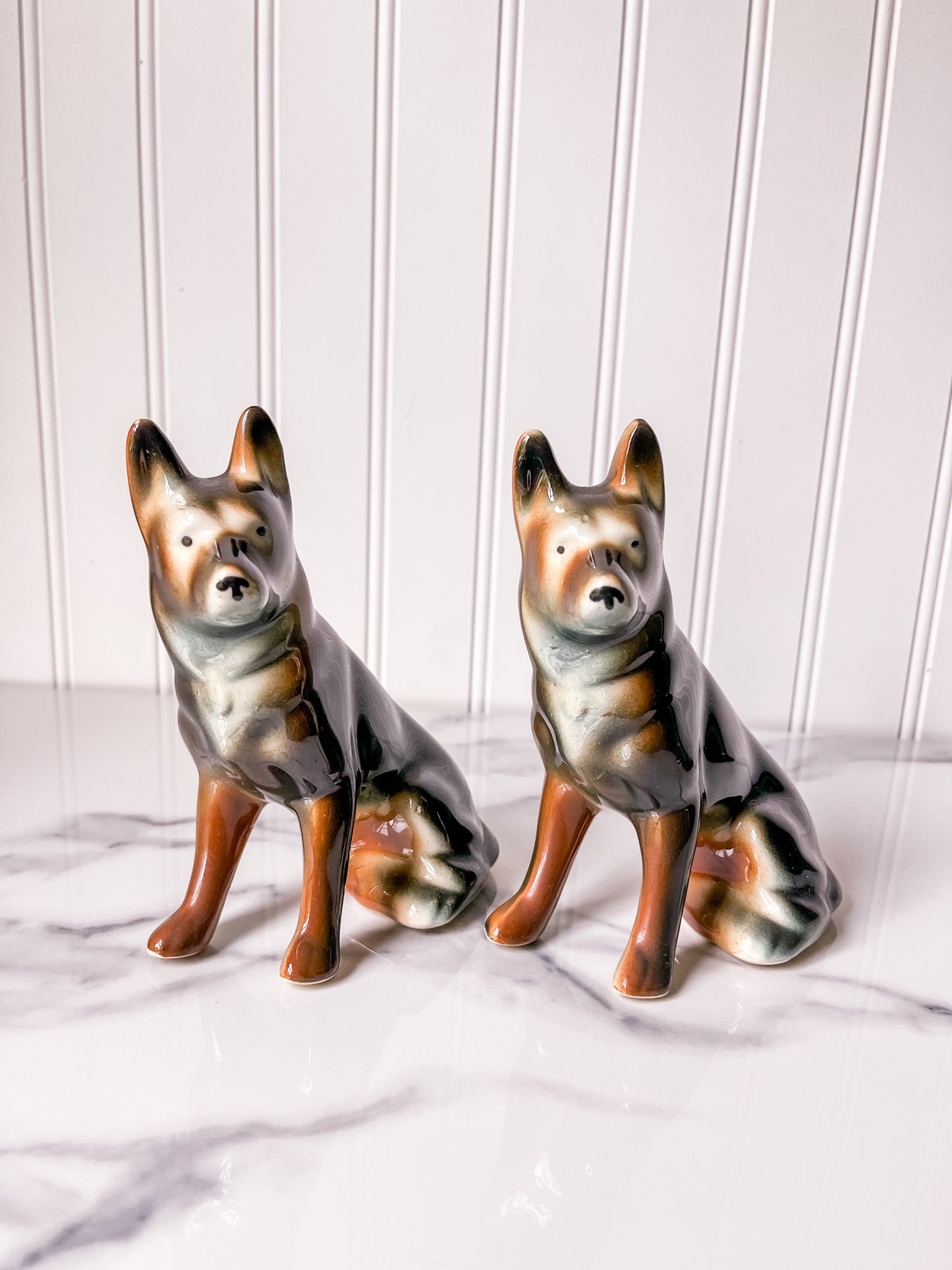 Vintage Ceramic Dog Figurine