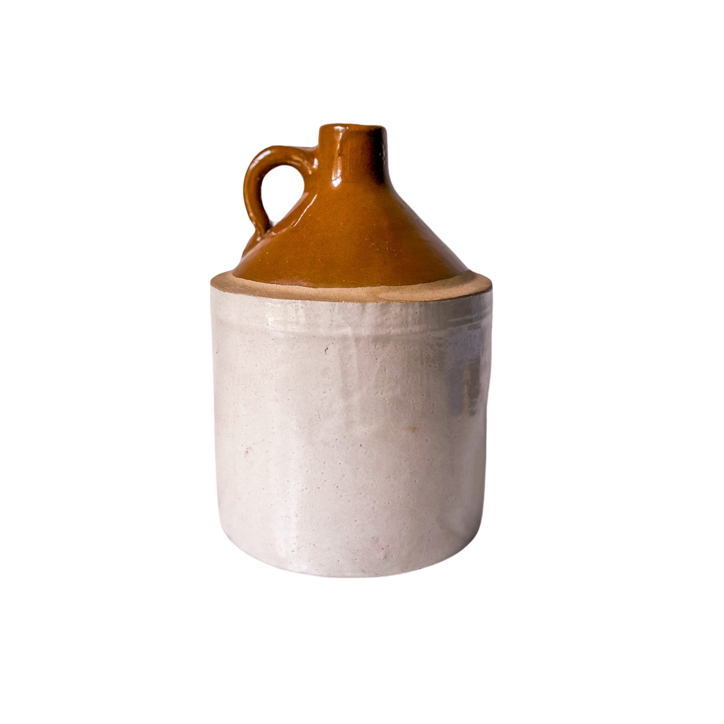 Vintage Two-Toned Small Whiskey Jug