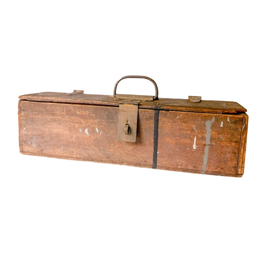 Vintage Carpenters Wood Toolbox