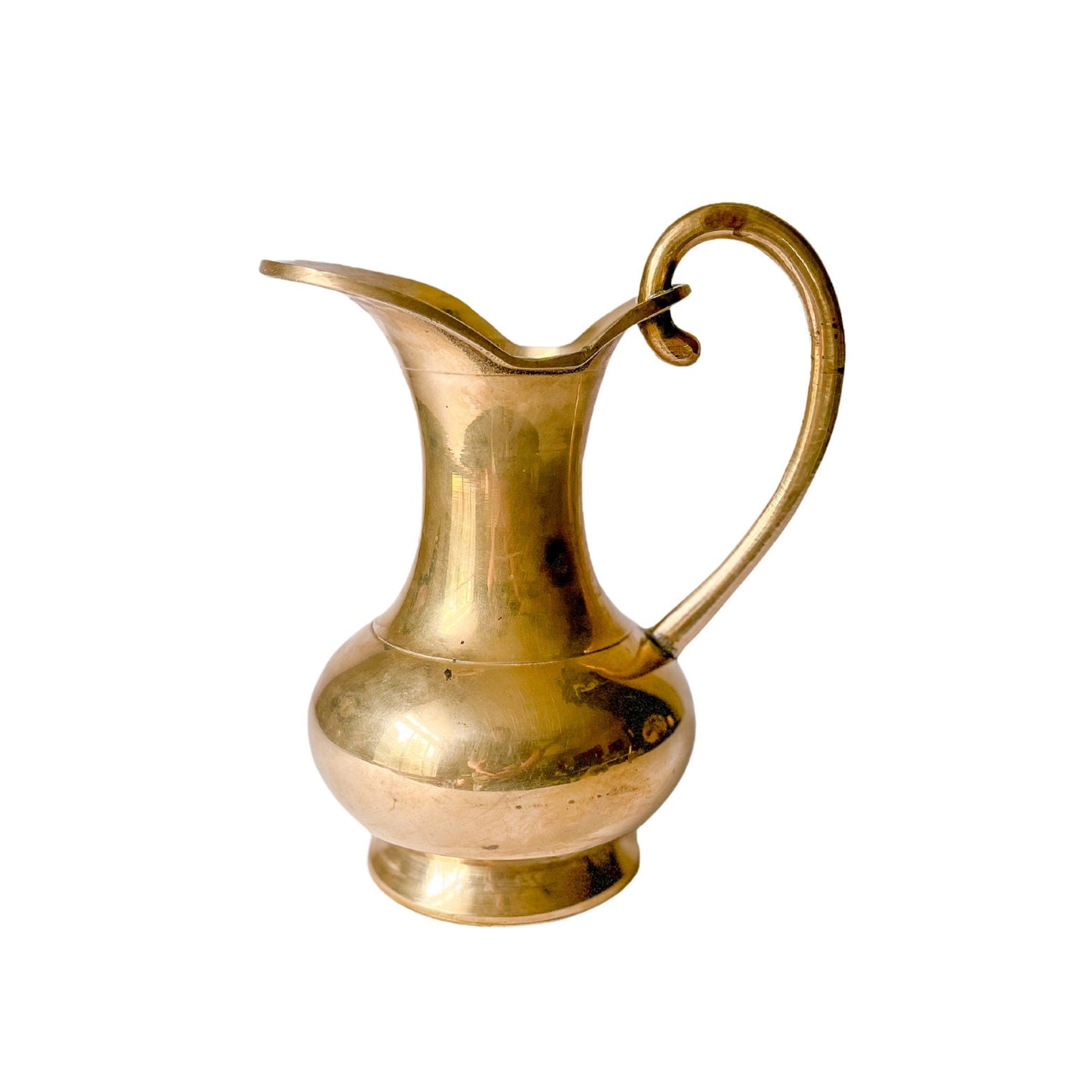 Vintage Brass Pitcher