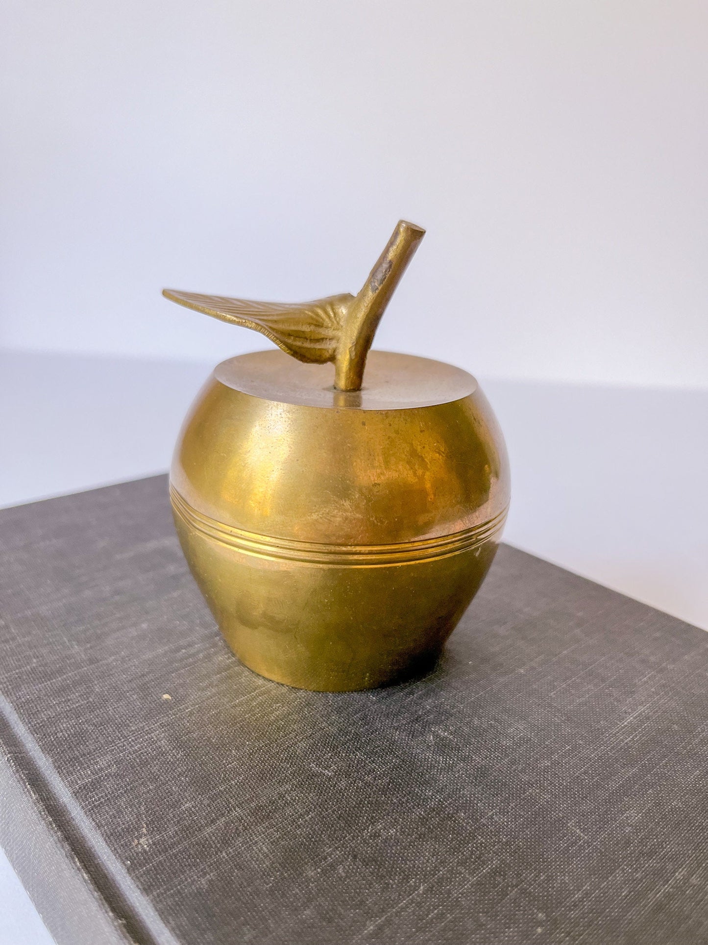 Vintage Brass Apple Bell