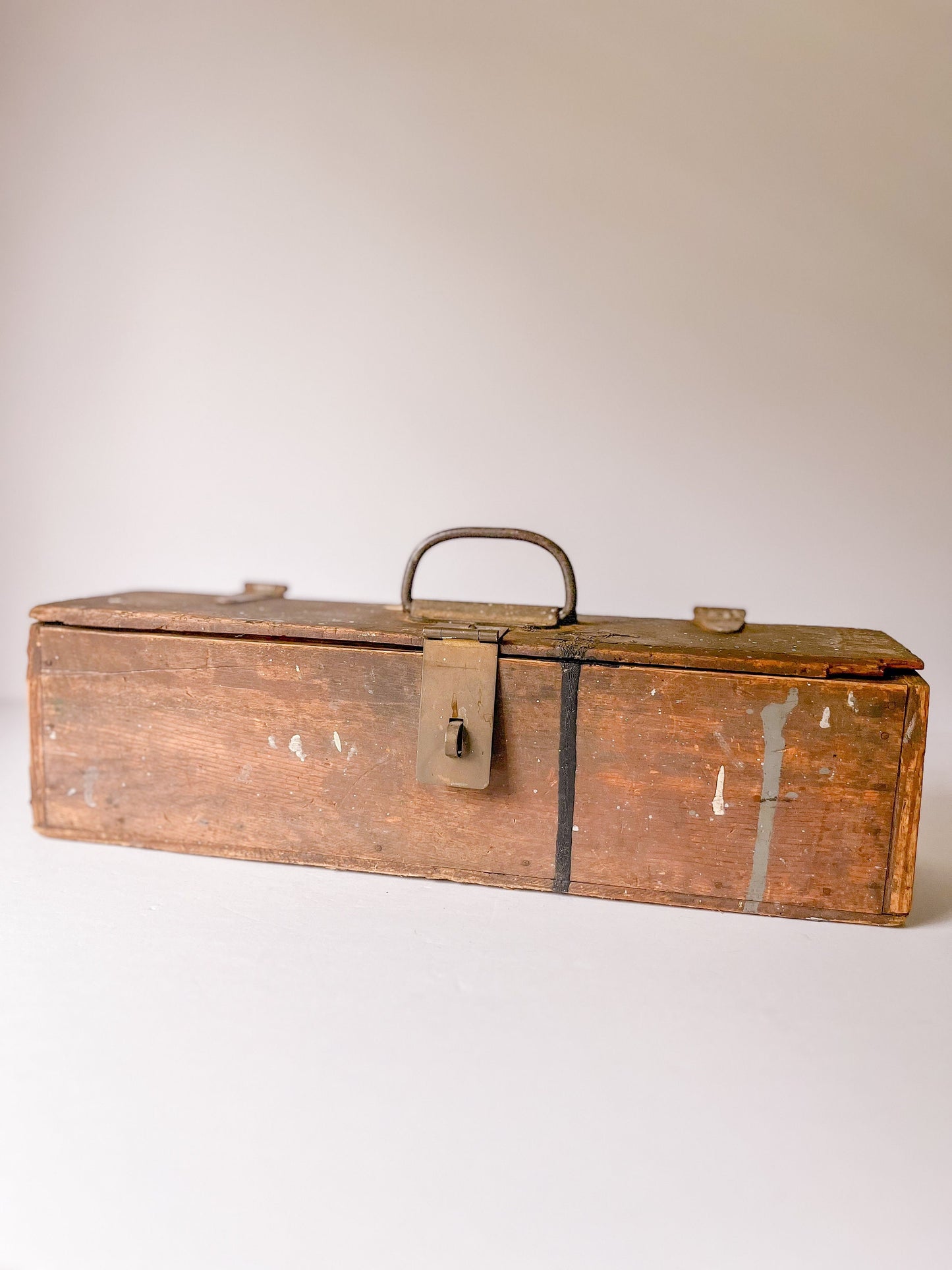 Vintage Carpenters Wood Toolbox