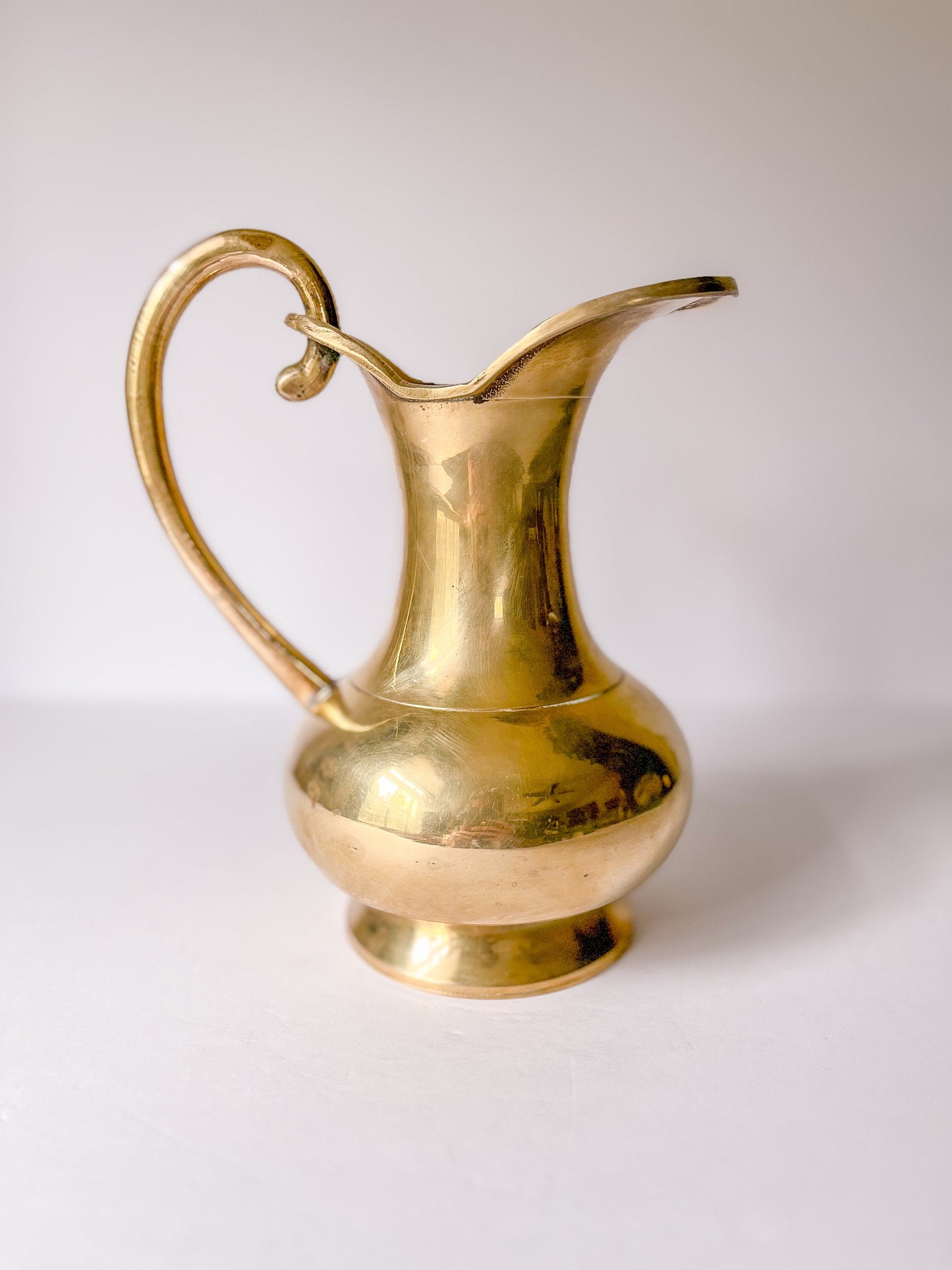 Vintage Brass Pitcher