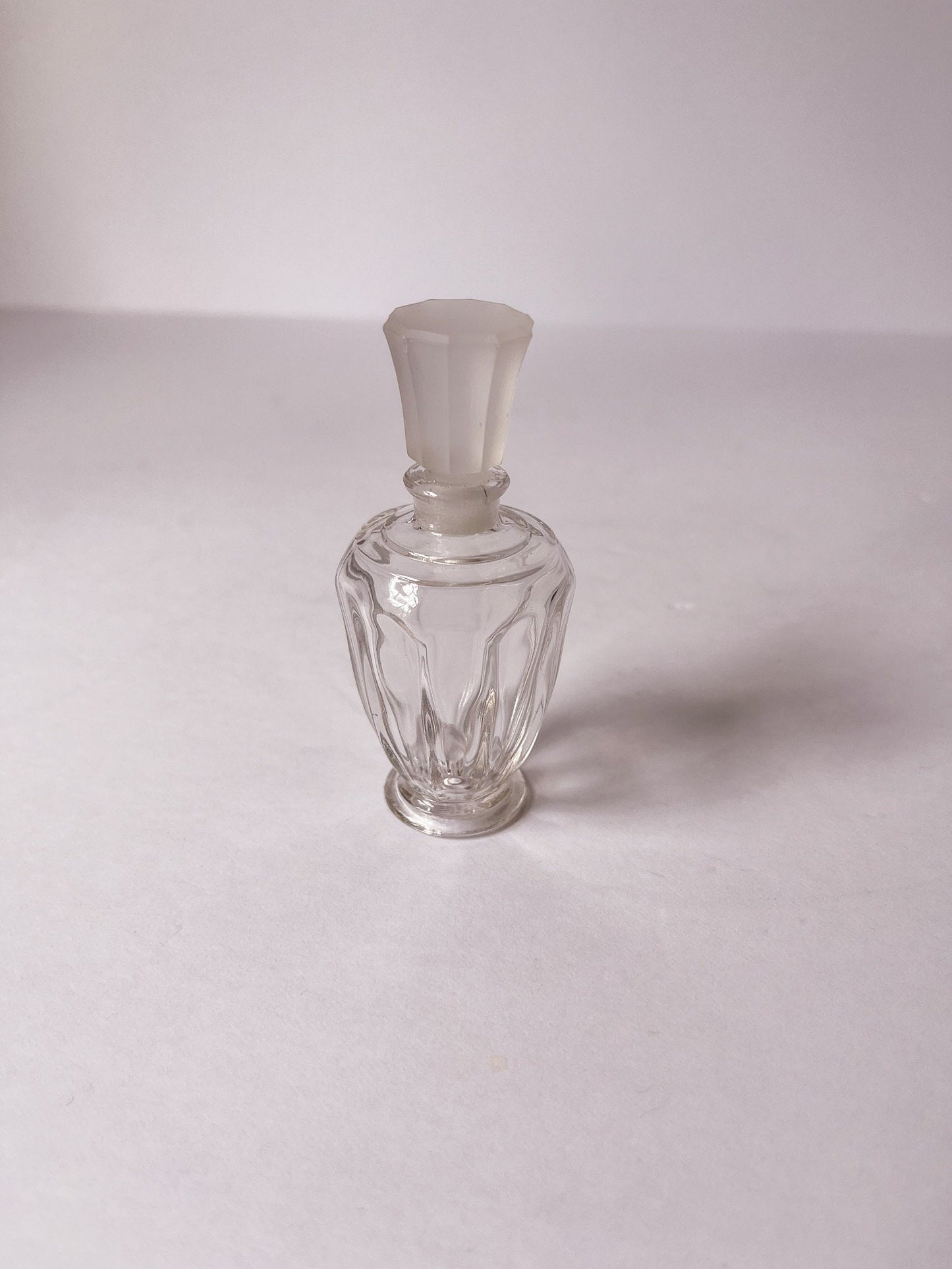 Vintage 1940's Perfume Bottle with Frosted Top