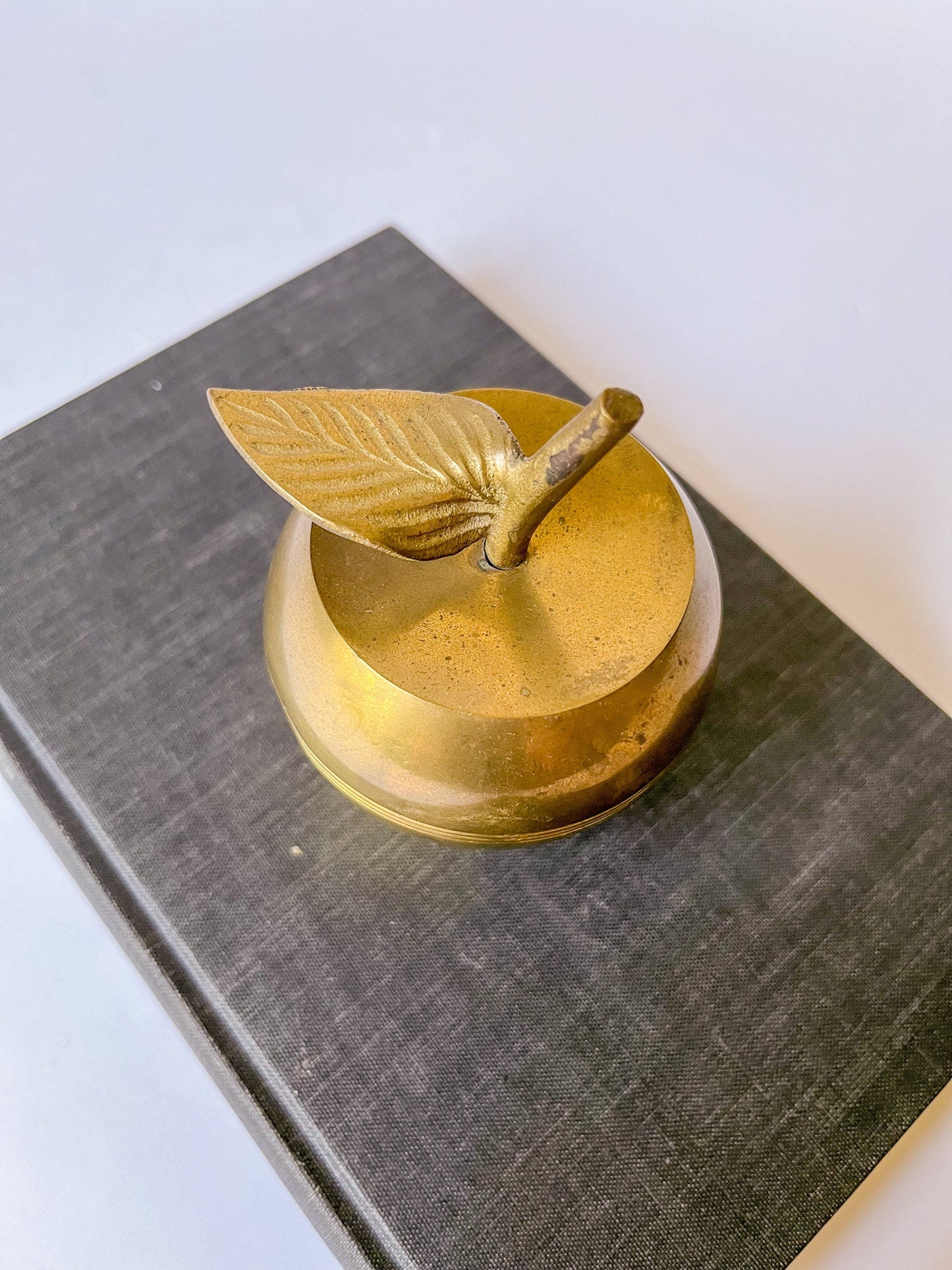 Vintage Brass Apple Bell