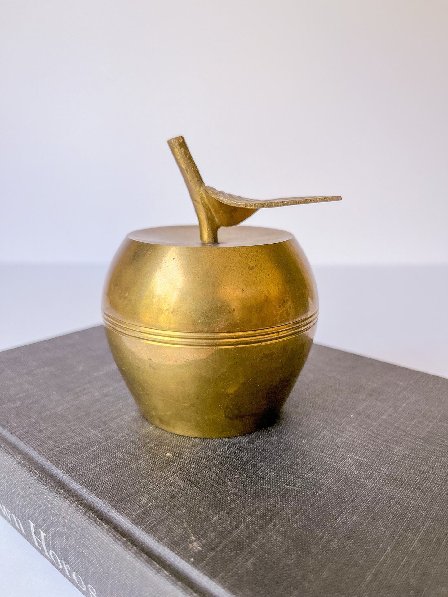 Vintage Brass Apple Bell