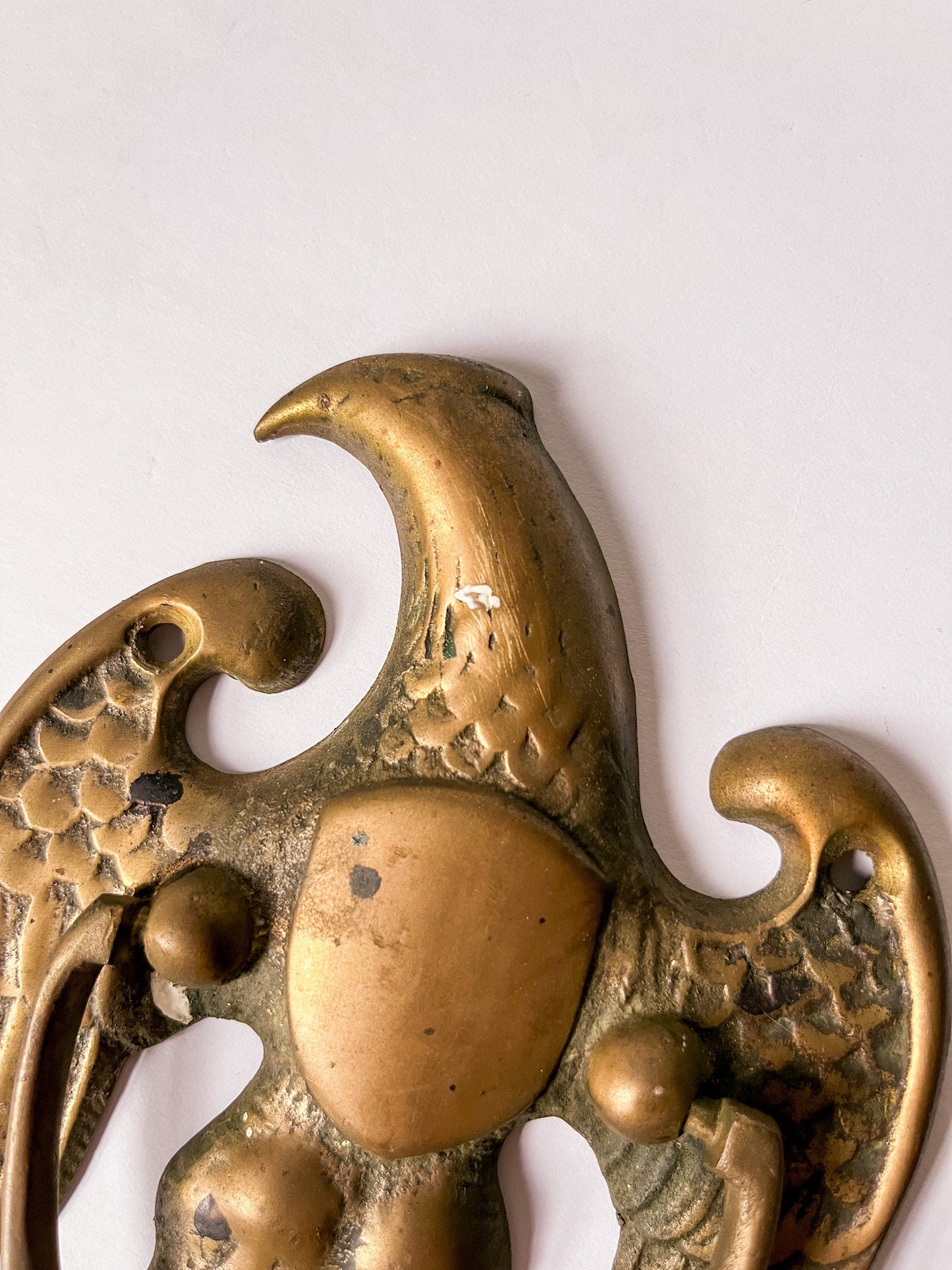 Vintage Brass Eagle Door Knocker