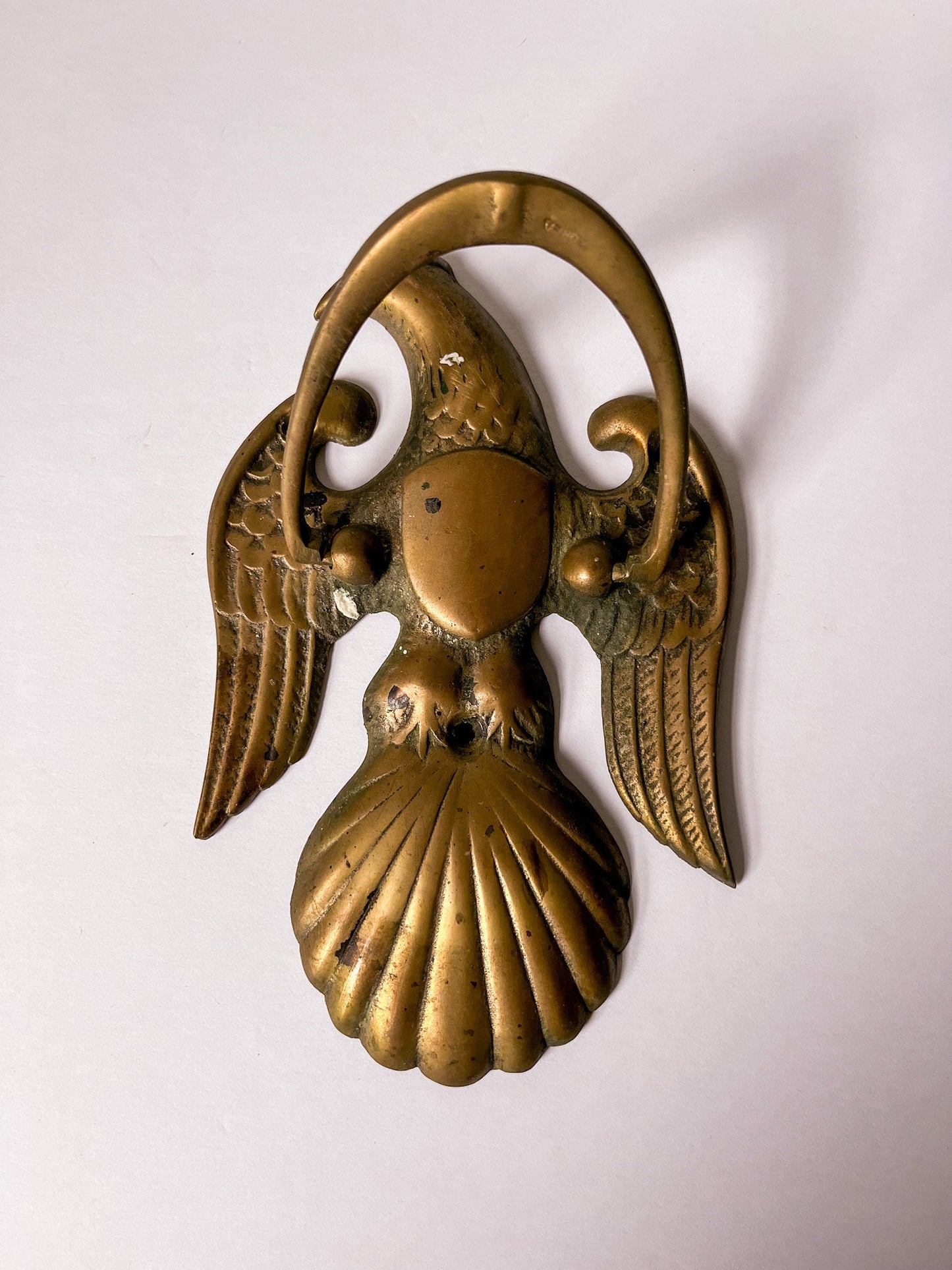 Vintage Brass Eagle Door Knocker