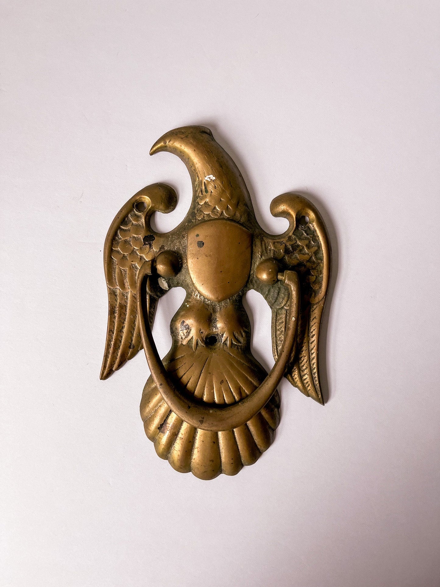 Vintage Brass Eagle Door Knocker