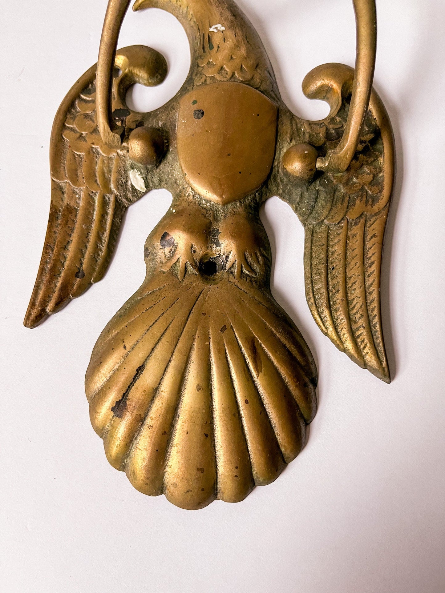 Vintage Brass Eagle Door Knocker